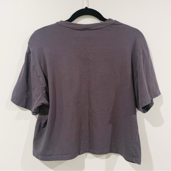 Riot Queen Gray Cropped All Right T-Shirt - Picture 2 of 5